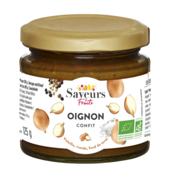 Saveurs Onion Confit Organic 125g