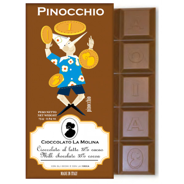 La Molina Pinocchio Milk Bar 35% 75g