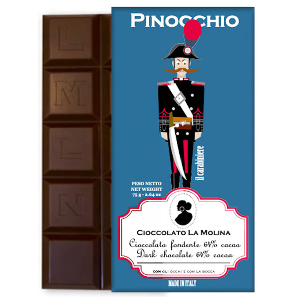 La Molina Pinocchio Carabiniere Dark Bar 64% 75g