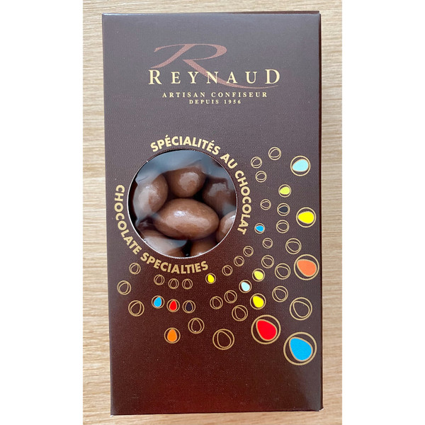 Reynaud Almonds Covered in Rosemary Milk Chocolate 150g
