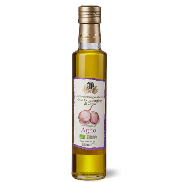 Calvi Organic EV Olive Oil with Garlic 250ml