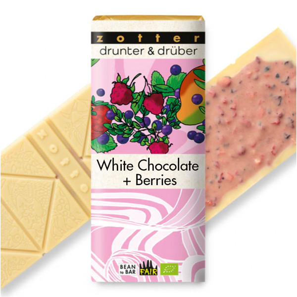 Zotter Cheery & Nuts White Chocolate Berries 70g