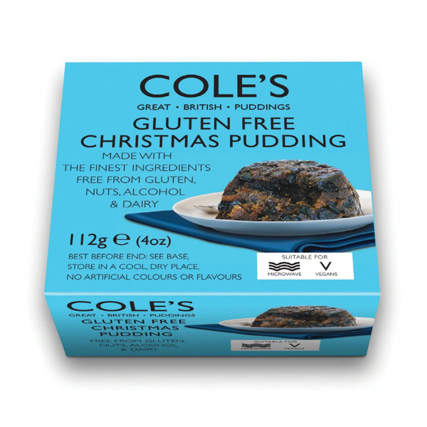 Cole's Gluten and Alcohol Free Christmas Pudding 112g