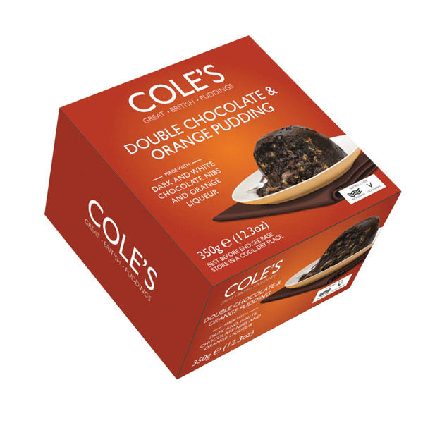 Cole's Double Chocolate & Orange Pudding 350g