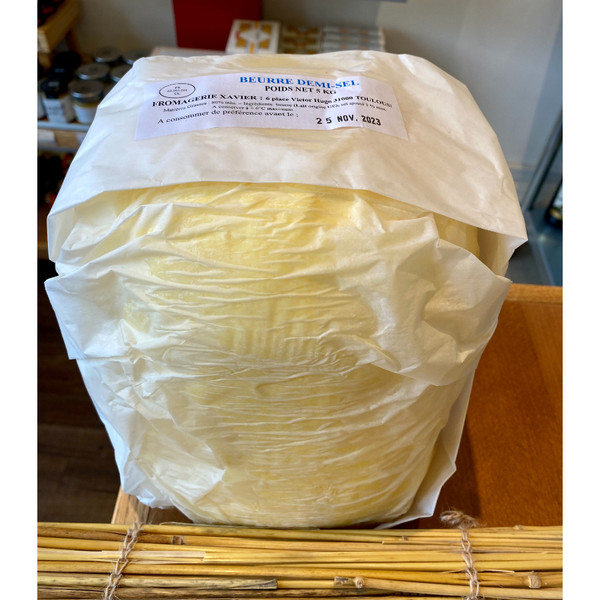 FR Beurre Xavier Demi Sel  5kg *200g*