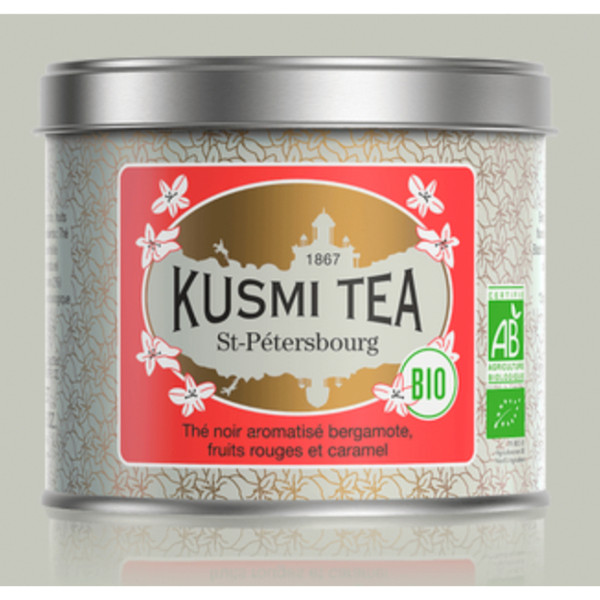 Kusmi St Petersburg Black Tea Tin Organic 100g
