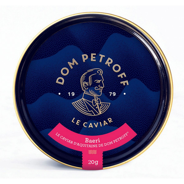 Dom Petroff* Imperial Baeri Caviar Tin 20g