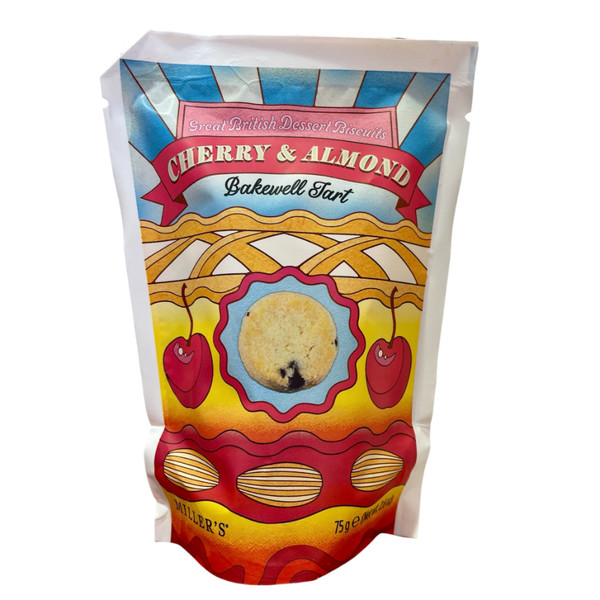 Miller's Cherry & Almond Bakewell Tart Biscuits 75g