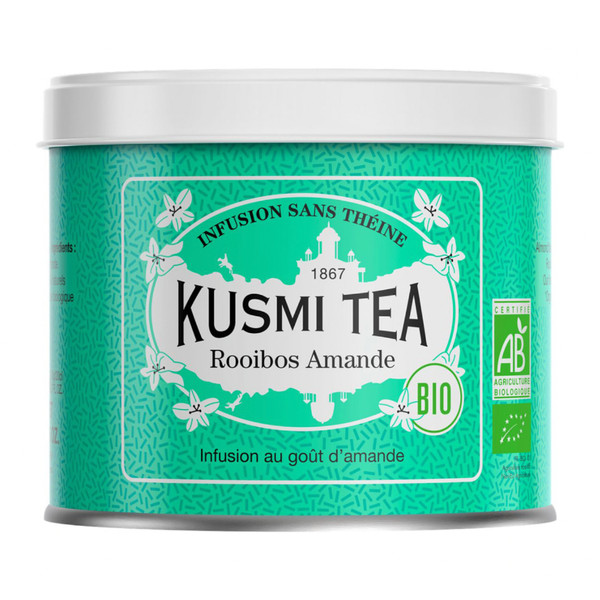 Kusmi Organic Almond Rooibos Loose Tea Tin 100g