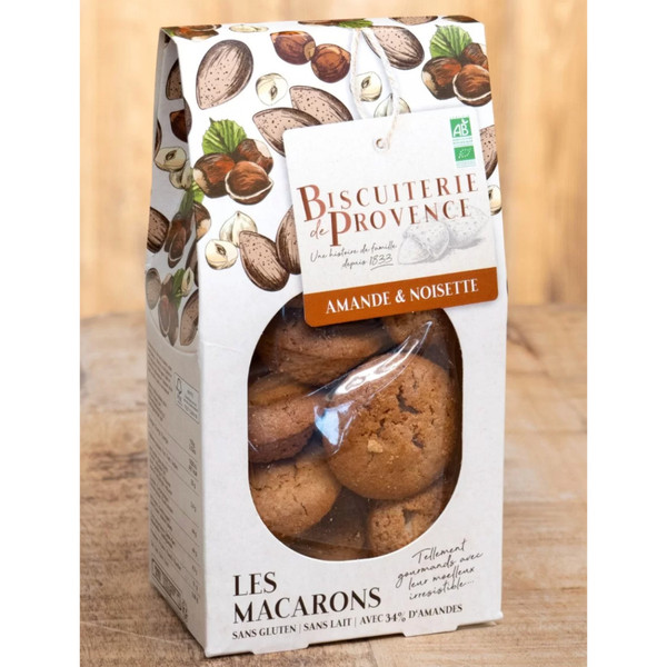 Biscuiterie de Provence Almond & Hazelnut Macaroons Organic 130g