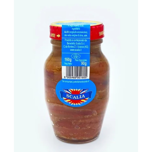 Scalia Anchovy Fillets in EVOO 160g/90g