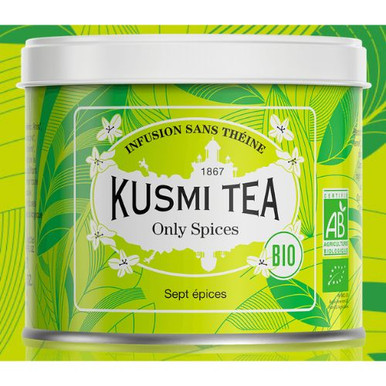 Kusmi Only Spices Organic Loose Herb Tea Tin 100g - Culinaris UK