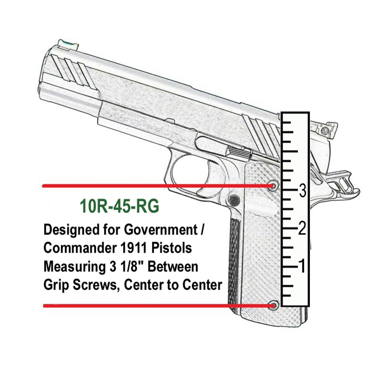 Magazine for 1911 Full Size, .45 ACP, 10 Rds, by CobraMag - Dawson