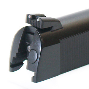 Sights, for Colt 1911 Mil Spec, Rear Fixed Carry Tritium, by Dawson