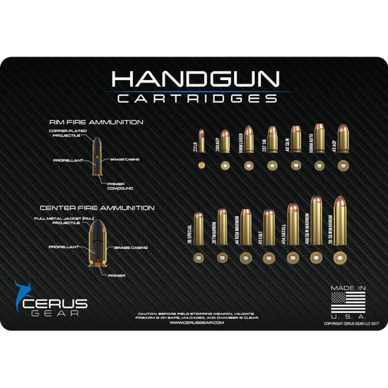 Cerus Gear Gun Cleaning Mats and Accessories