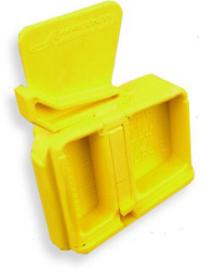 Magwell Safety Plug, for AR-15 Rifles, Spring Loaded, Yellow Flag, by Arredondo Accessories Magwell Safety Plug, for AR-15 Rifles, Spring Loaded, Yellow Flag, by Arredondo Accessories