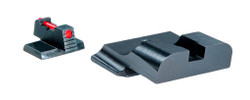 Sight Set, for Smith & Wesson® M&P® Pro/L Series Pistols, Fixed Sevigny Competition Black Rear and Fiber Optic Front, by Warren Tactical Series Sight Set, for Smith & Wesson® M&P® Pro/L Series Pistols, Fixed Sevigny Competition Black Rear and Fiber Optic Front, by Warren Tactical Series