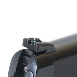 Sight for Colt 1911 Mil-Spec, Fixed Carry Fiber Optic Rear, by Dawson Precision®
