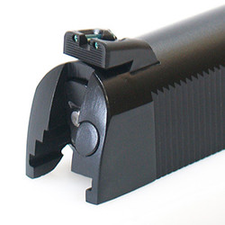 Sight, for Colt® 1911 Mil-Spec Pistols, Fixed Carry Fiber Optic Rear, by Dawson Precision® Sight, for Colt® 1911 Mil-Spec Pistols, Fixed Carry Fiber Optic Rear, by Dawson Precision®