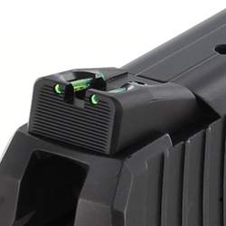 Sight for HK 45/45 Compact/P30/P30L, Fixed Carry Fiber Optic Rear, by Dawson Precision®
