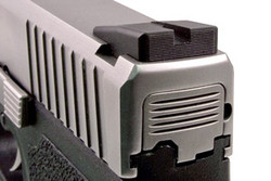 Sight, for Kahr® CW/CM Pistols w/ New Dovetail, Fixed Carry Black Rear, by Dawson Precision®