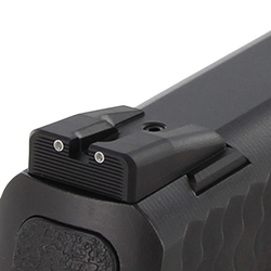 Sight for Smith & Wesson M&P, Fixed Carry Tritium Rear, Suppressor Height, by Dawson Precision®