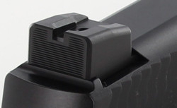 Sight, for Smith & Wesson® M&P®22 Compact Pistols, Fixed Carry Black Rear, Suppressor Height, by Dawson Precision®