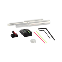 Sight Set for Colt 1911 Gold Cup Trophy Rimfire Rail Gun .22cal, Fixed Carry Fiber Optic Rear & Fiber Optic Front, by Dawson Precision®