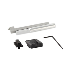 Sight Set for Kahr CW/CM w/ New Dovetail Cuts, Fixed Carry Black Rear & Black Front, by Dawson Precision®