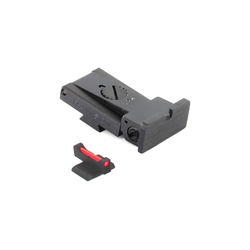 Sight Set for Kimber 1911, Adjustable Black Rear & Fiber Optic Front, by Dawson Precision®