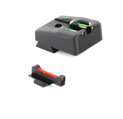 Sight Set, for Para® 1911 Pistols, Fixed Carry Fiber Optic Rear and Fiber Optic Front, by Dawson Precision® Sight Set, for Para® 1911 Pistols, Fixed Carry Fiber Optic Rear and Fiber Optic Front, by Dawson Precision®