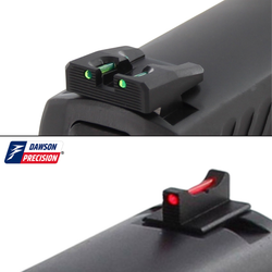 Sight Set for Sig P320, Fixed Competition Fiber Optic Rear & Fiber Optic Front, by Dawson Precision®