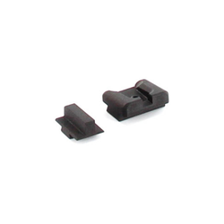 Sight Set for Sig P320 Compact, Fixed Charger Black Rear & Black Front, by Dawson Precision®