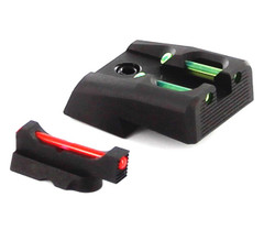 Sight Set, for CZ P-01 Pistols, Fixed Carry Fiber Optic Rear and Fiber Optic Front, by Dawson Precision® Sight Set, for CZ P-01 Pistols, Fixed Carry Fiber Optic Rear and Fiber Optic Front, by Dawson Precision®