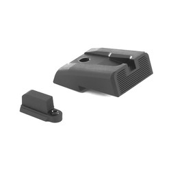 Sight Set, for CZ P-10® C Pistols, Fixed Carry Black Rear and Black Front, by Dawson Precision®