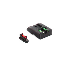 Sight Set, for CZ P-10® C Pistols, Fixed Carry Fiber Optic Rear and Fiber Optic Front, by Dawson Precision® Sight Set, for CZ P-10® C Pistols, Fixed Carry Fiber Optic Rear and Fiber Optic Front, by Dawson Precision®