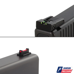 Sight Set for Glock, Adjustable, by Dawson Precision®