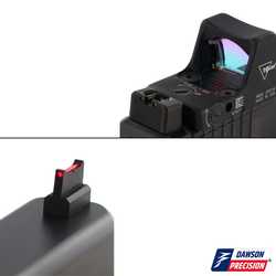 Sight Set for Glock 34 MOS Gen5 w/ Trijicon RMR, Fixed Co-Witness, by Dawson Precision®