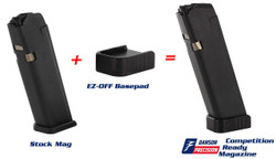 Magazine Kit, for Glock 22/35 .40 S&W Pistols, 10 Rds, with OEM Glock® Mag and Dawson Precision® EZ-Off™ Baseplate, by Dawson Precision®