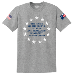 Shirt, 2nd Amendment, Sport Grey, by Dawson Precision®