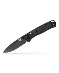Knife, Mini Bugout® AXIS® lock, Drop-Point, Textured Black CF-Elite® Handle, by Benchmade® Knife, Mini Bugout® AXIS® lock, Drop-Point, Textured Black CF-Elite® Handle, by Benchmade®
