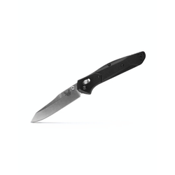 Knife, Osborne AXIS® lock, Reverse Tanto, Black Milled G10 Handle, by Benchmade®