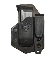 Mag Pouch, for Glock® 9mm 40 Double Stack/.45 GAP Magazines (LSC), Single, eV2™, Black, by Comp-Tac® Holsters Mag Pouch, for Glock® 9mm 40 Double Stack/.45 GAP Magazines (LSC), Single, eV2™, Black, by Comp-Tac® Holsters
