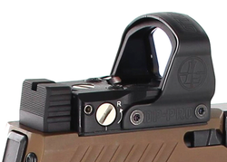 DAS - Defensive Adjustable Sight, Fully adjustable bar-dot-bar tritium rear  sight fits Novak LoMount cut, w/serrations - Kensight Sights