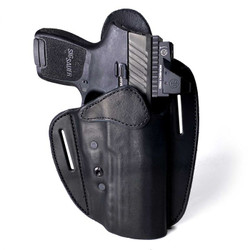 Holster, Signature Lock Leather® OWB (RH), RMR®/RDS, by Urban Carry® Holsters