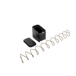 Mag Extension, for Glock® 19/23 OEM Magazines, +5/4 Rds, Black, by Shield Arms Mag Extension, for Glock® 19/23 OEM Magazines, +5/4 Rds, Black, by Shield Arms