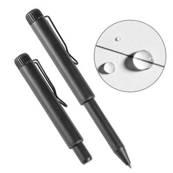 Pen, Portage, Brass, Flat Black, by Rite in the Rain®