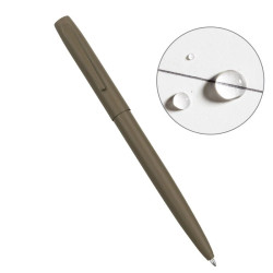 Pen, All-Weather, Clicker, Powder-Coated Brass, Textured Flat Dark Earth, by Rite in the Rain Pen, All-Weather, Clicker, Powder-Coated Brass, Textured Flat Dark Earth, by Rite in the Rain