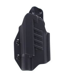 Holster, for Staccato HD P4.5 Pistols w/ SureFire® X300U Weapon Lights (RH), OVRT, OWB, Black, by TXC Holsters Holster, for Staccato HD P4.5 Pistols w/ SureFire® X300U Weapon Lights (RH), OVRT, OWB, Black, by TXC Holsters