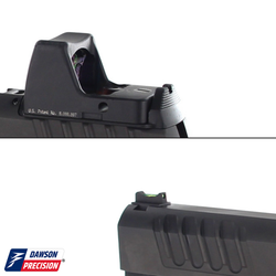 Red Dot Adapter Plate Combo for Staccato HD & Trijicon RMR, Features Perfect Impact® Sight, by Dawson Precision®